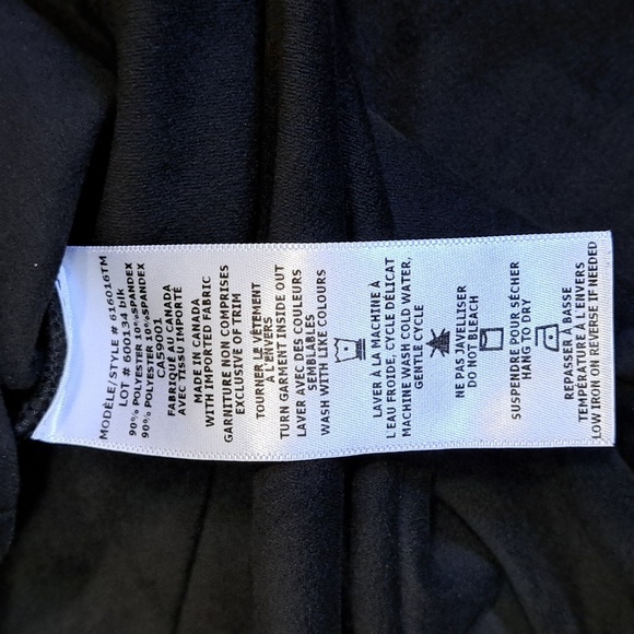 I Love Tyler Madison Flare Velvety Pants Ladies Size ( 32) LARGE Black - Picture 5 of 10